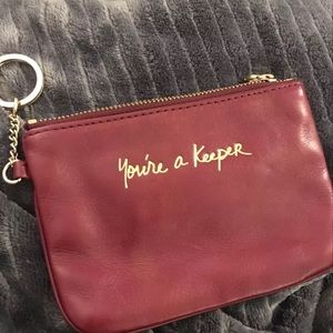 Rebecca Minkoff  burgundy coin purse