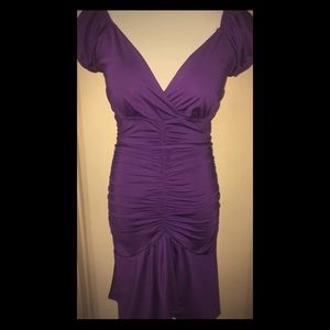 Susie Rose Glamorous Ruched Dress - Size XS