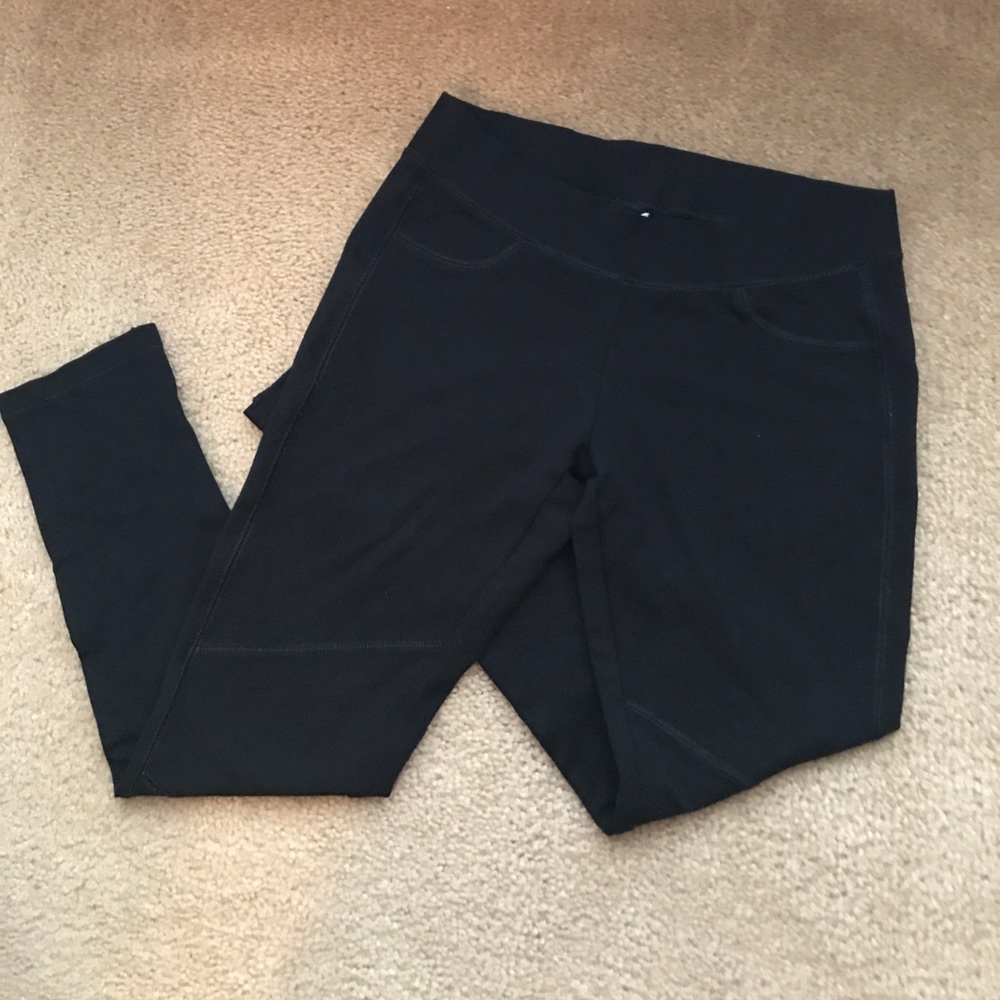 Black motto legging
