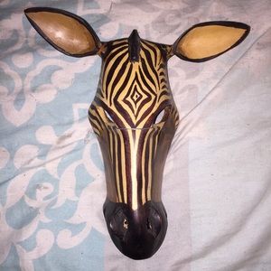 Zebra Wooden Wall Decor
