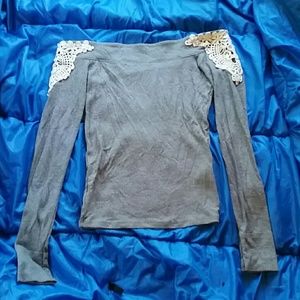 Hollister Lace Cold-shoulder