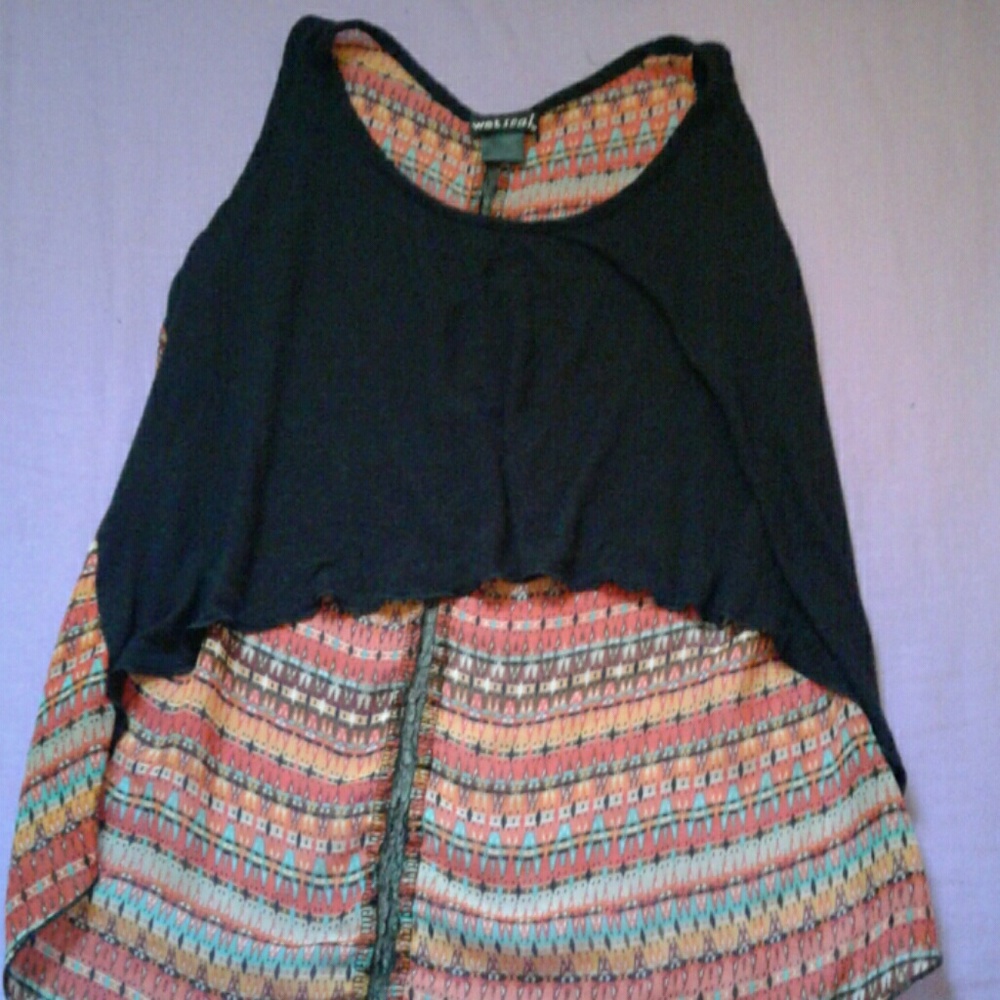 Flowy colorful patterned shirt