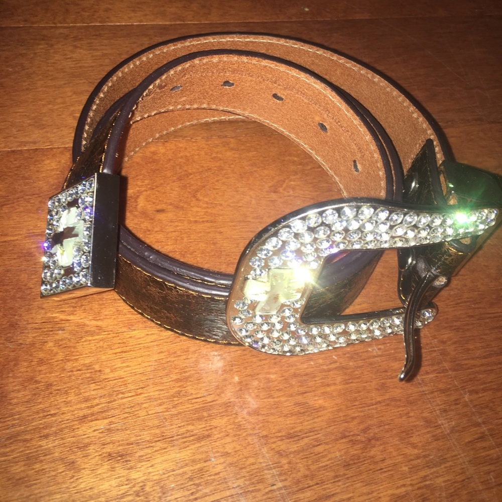 Nocona Belt Co western leather belt.