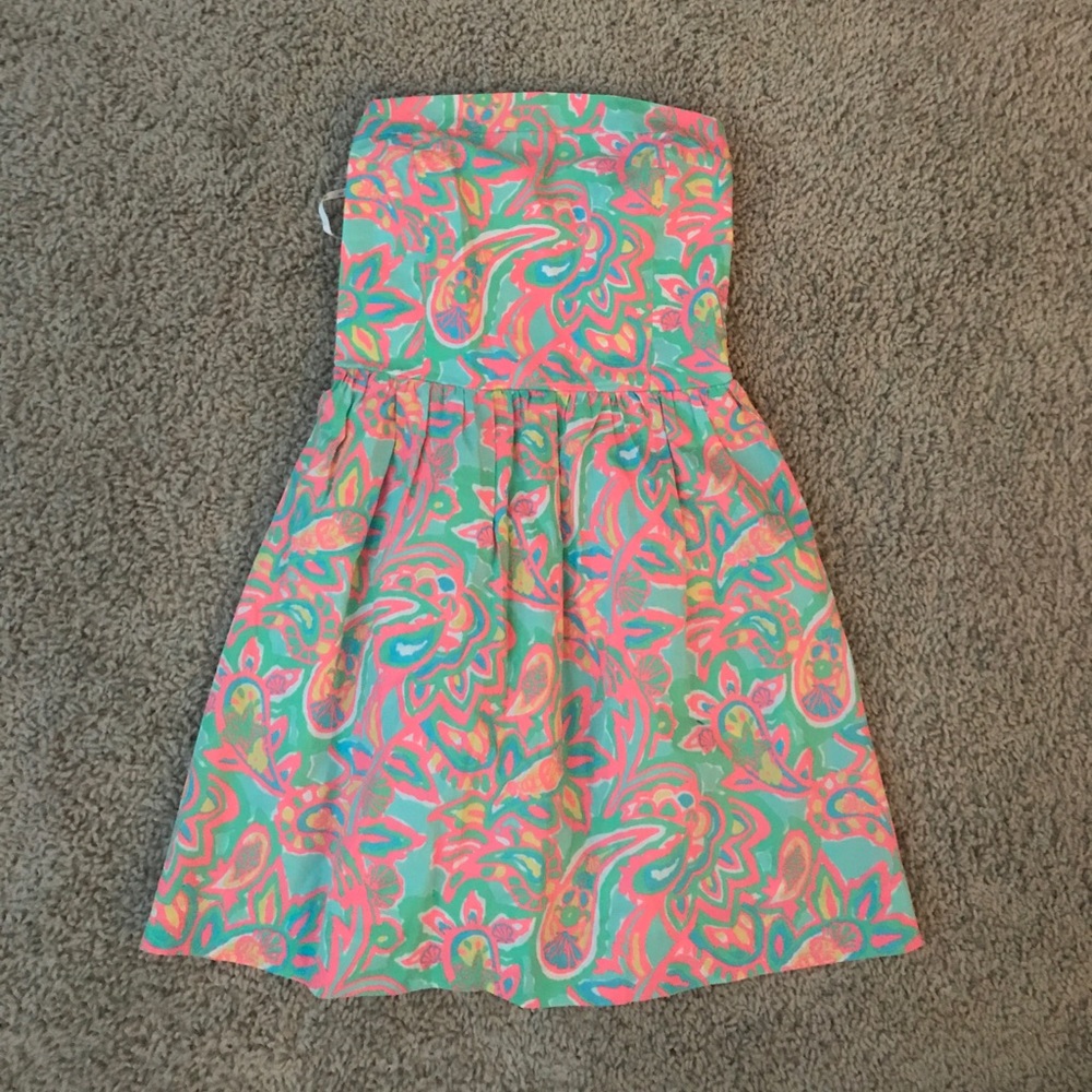 Lilly Pulitzer Strapless Dress - Make a Splash!