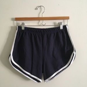 American Apparel Navy Blue Running Shorts NWT