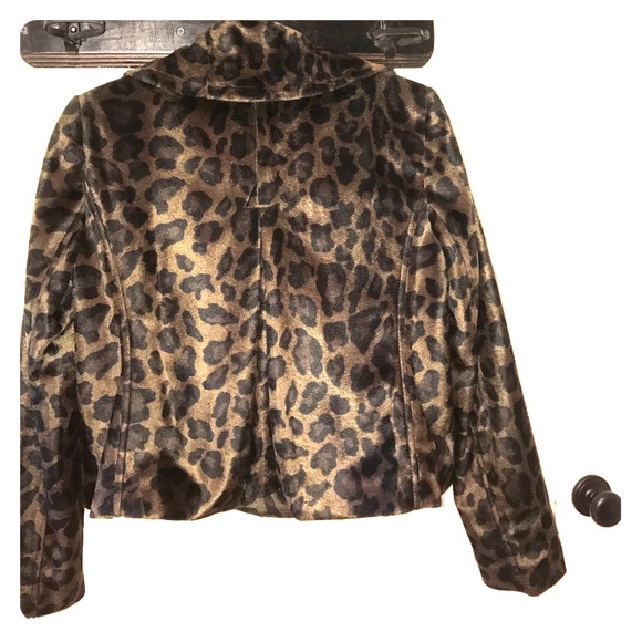 I.N.C ANIMAL PRINT JACKET - Picture 4 of 7