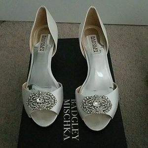 Badgley Mishka peep toes