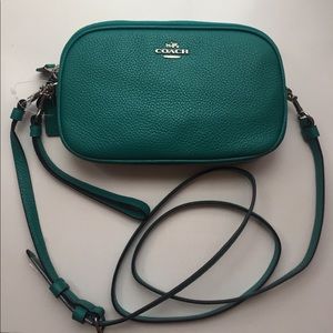 COACH Crossbody Clutch in Pebble Leather - NWT