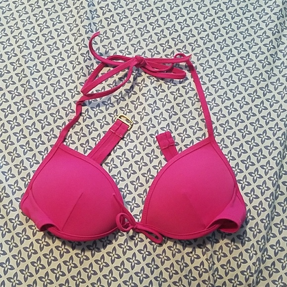 NWOT Victoria Secret hot pink bow bikini💕 - Picture 1 of 2