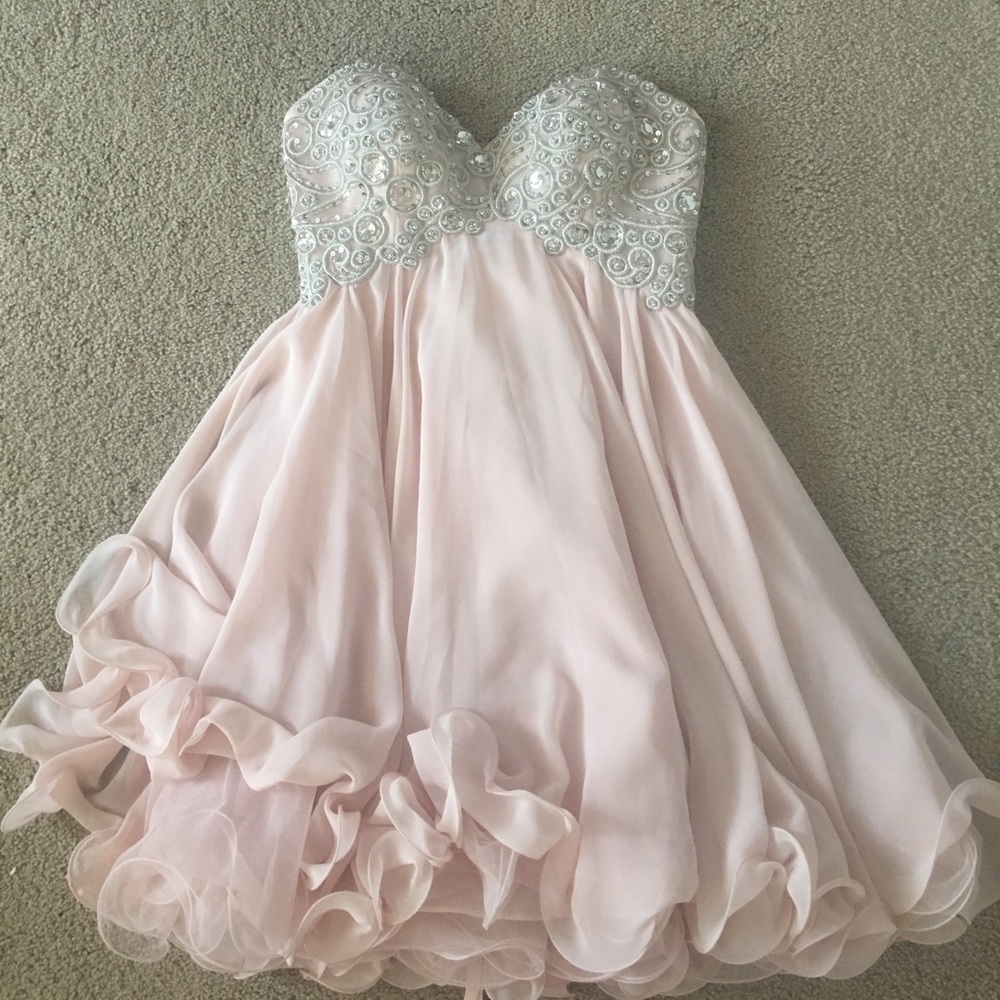 Blush formal dress