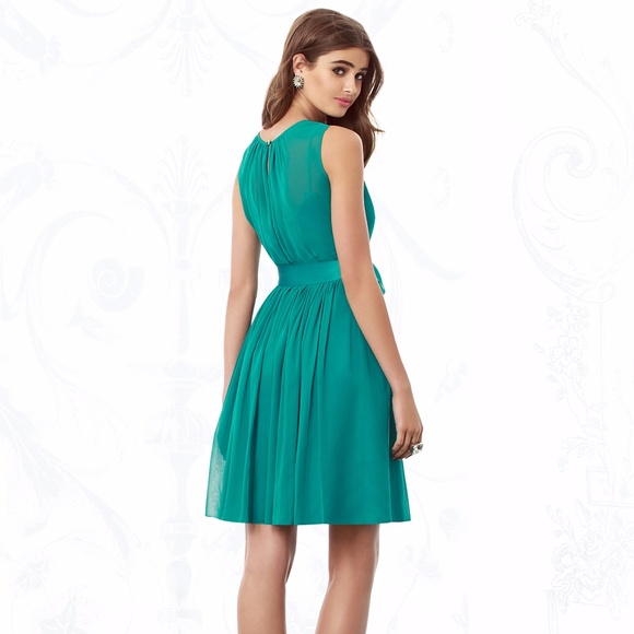 After Six Bridesmaid Dress 6689 Tangerine TangoNWT - Picture 2 of 4