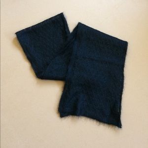 A/X Black Crochet Scarf