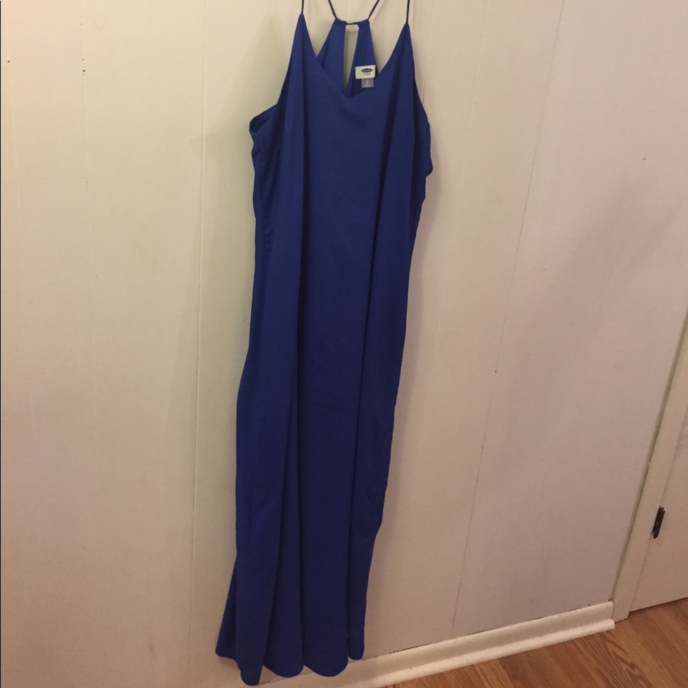 Royal blue breezy maxi dress