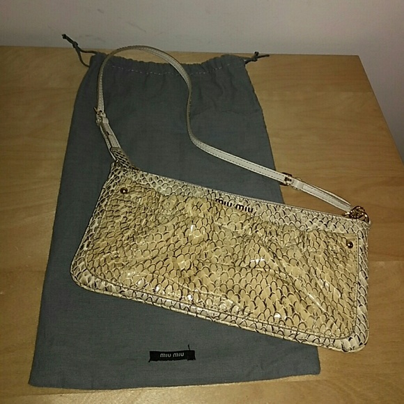 Miu Miu snakeskin mini bag - Picture 3 of 15
