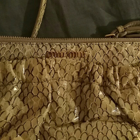 Miu Miu snakeskin mini bag - Picture 6 of 15
