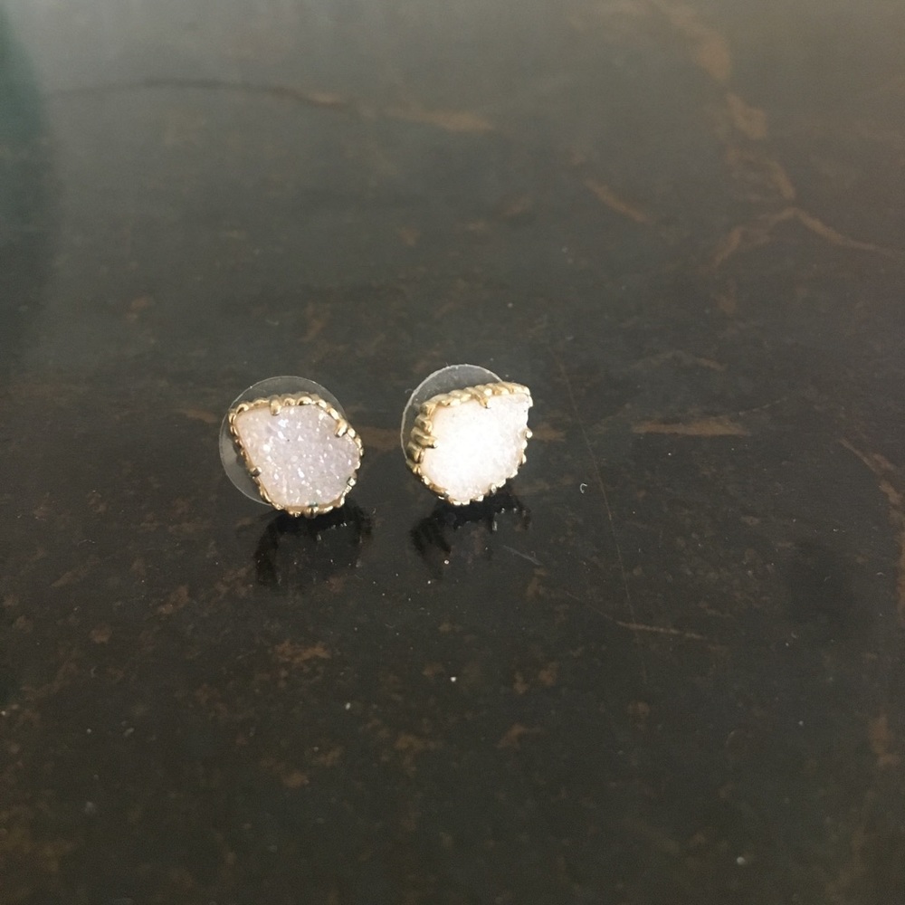 Kendra Scott Druzy earrings-only worn once