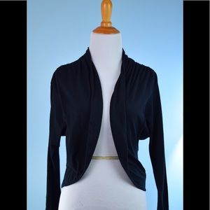 DELETTA black shrug Cardigan Small