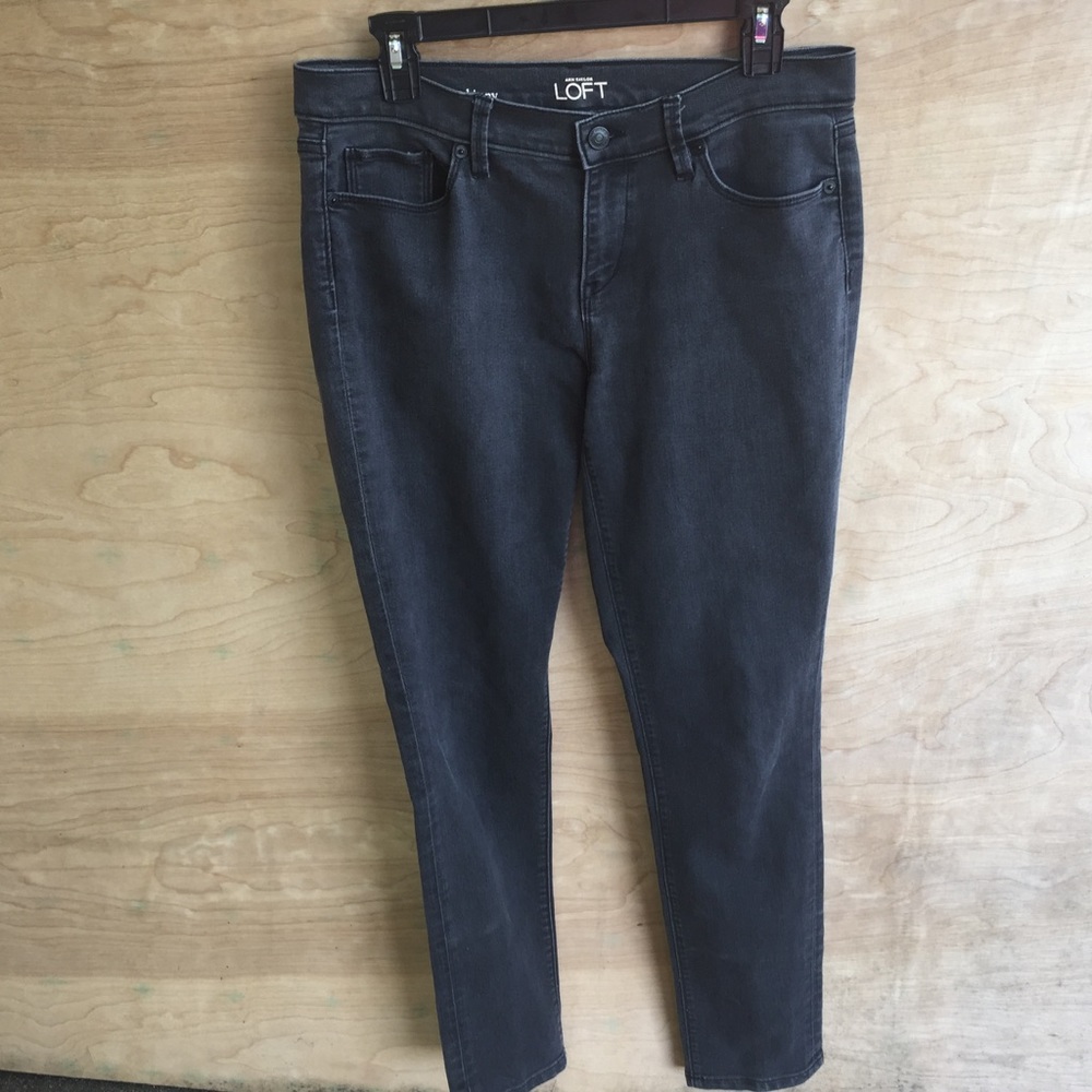 Ann Taylor loft modern skinny black 30/10