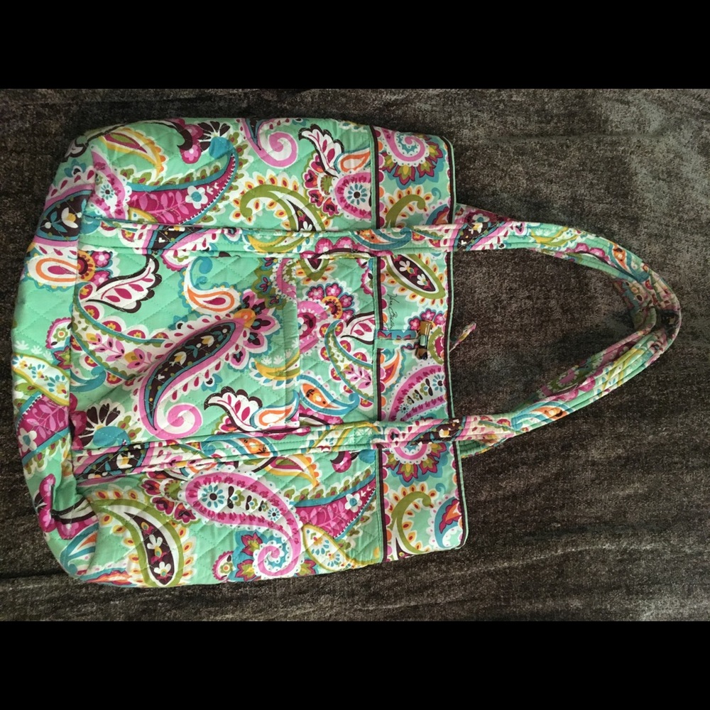 VeraBradley Villager Shoulder Tote RETIRED PATTERN