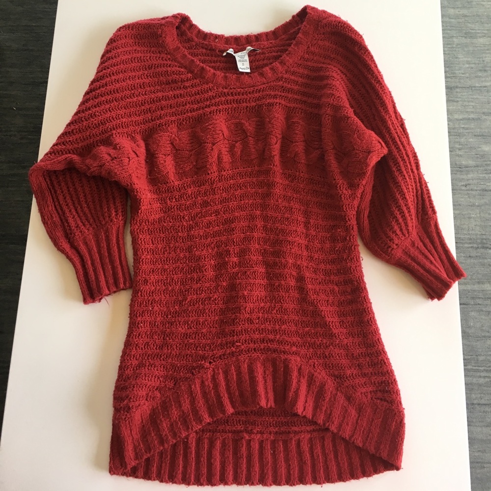 Red sweater