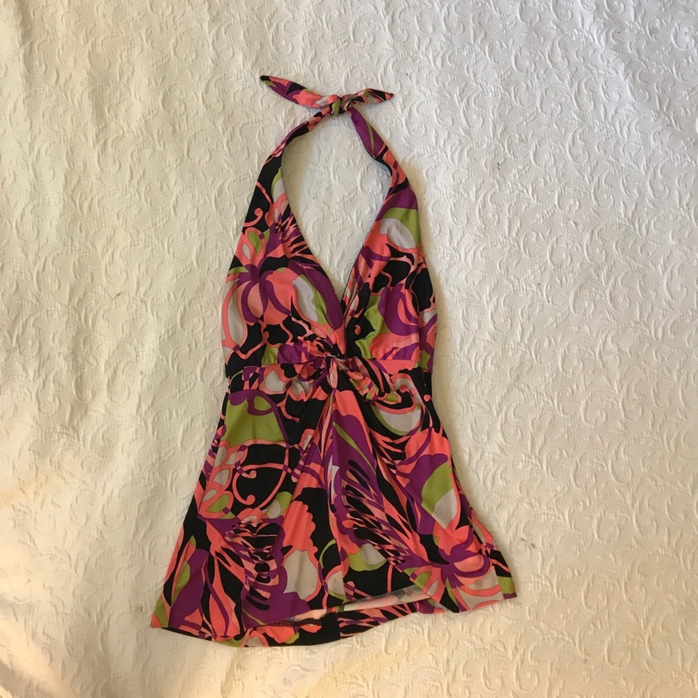 Trina Turk Fun Print Halter Top!