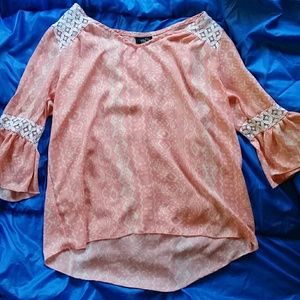 High-low Aztec-y Blouse