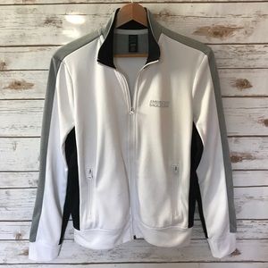 Men's American Eagle Outfitters White Track Jacket