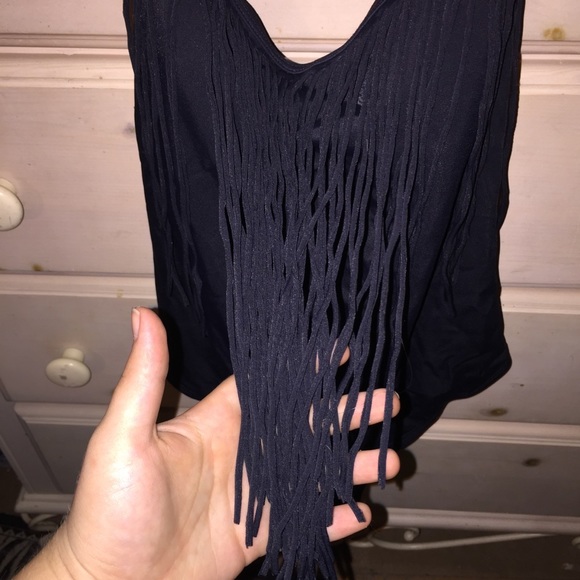 Black Halter Style One Piece - Picture 2 of 2