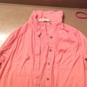 #LightPink #LongSleeveShirt #Mesh #ButtonDownShirt