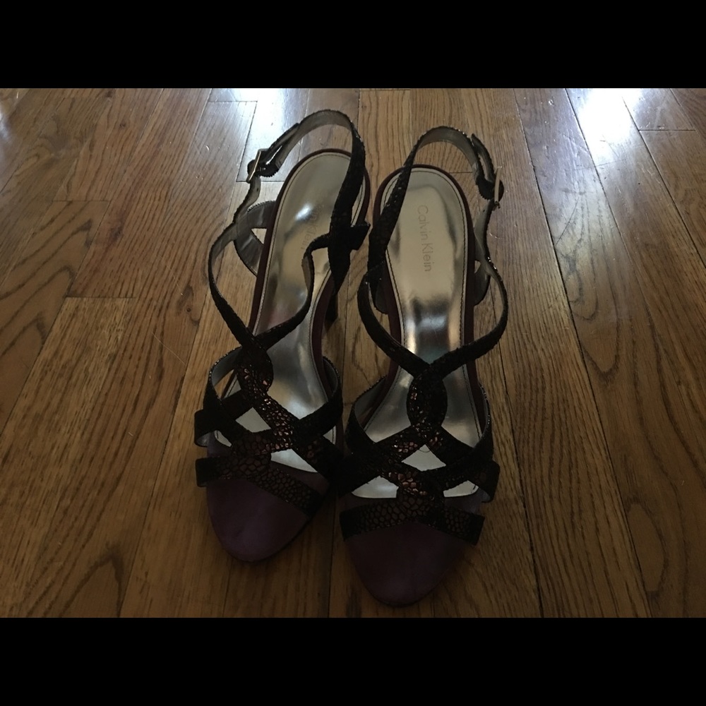 Calvin Klein Plum Sandals