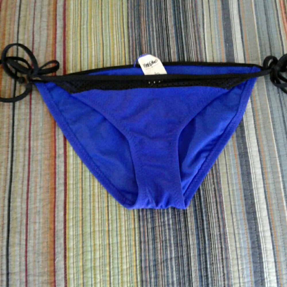 Mossimo bikini bottom blue/black