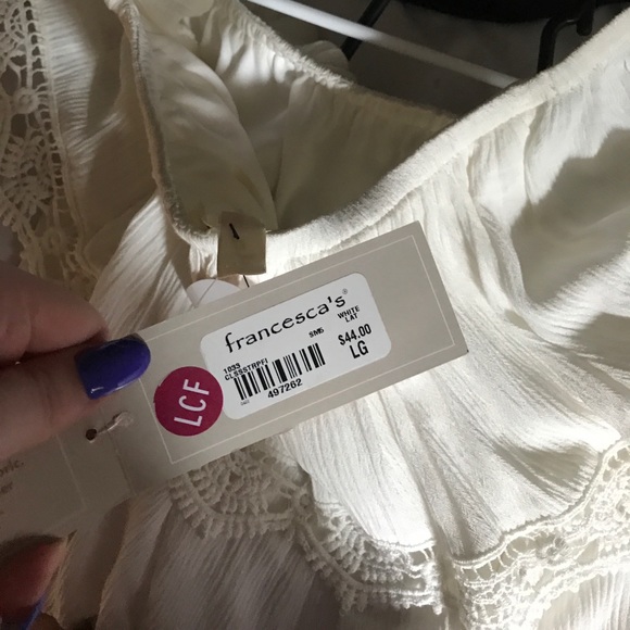 pretty white off the shoulder dress - Picture 3 of 3