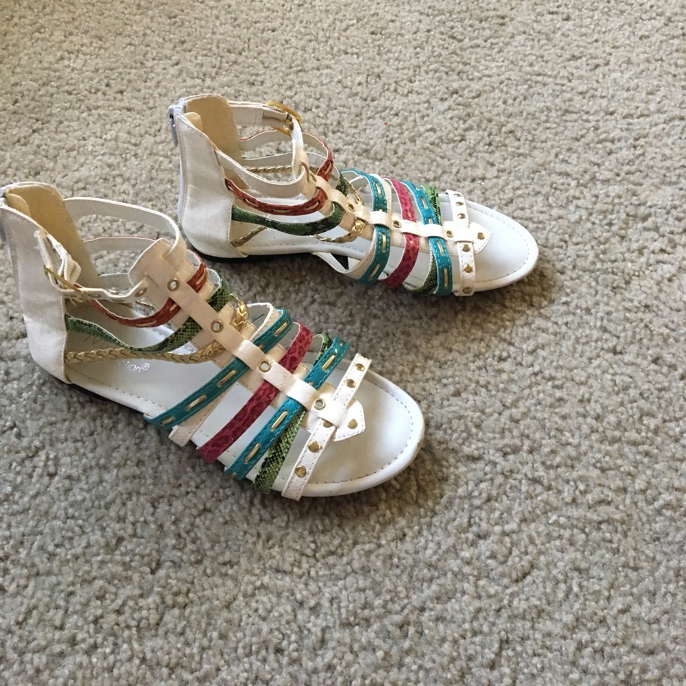Multi colored Sandals