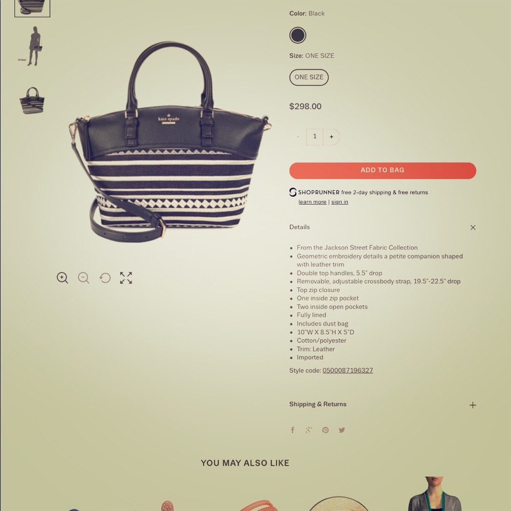Kate spade crossbody - Picture 1 of 3