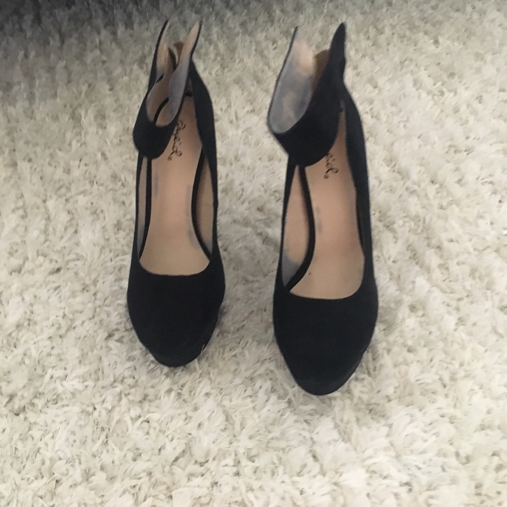 Black high heels