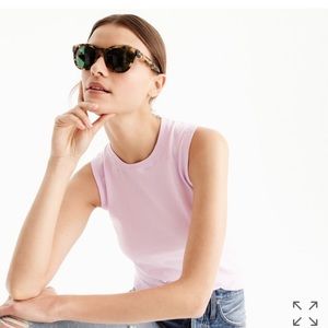 JCrew Cotton Jackie Shell in Blush