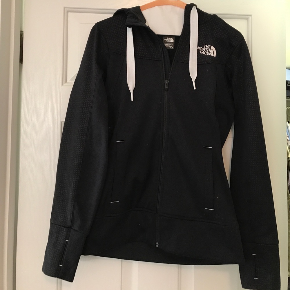 North Face black hoody jacket-like new
