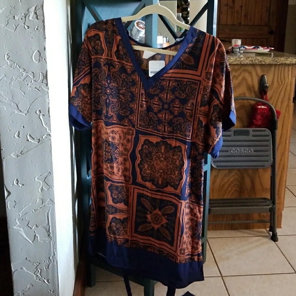 Pattern Tunic Dress