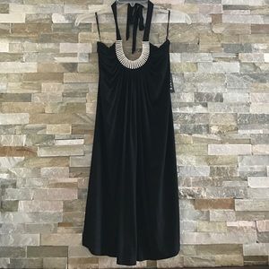 XXI Little black halter dress with sparkle! NEW!