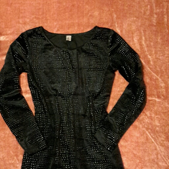 Black small dress S - Picture 3 of 4