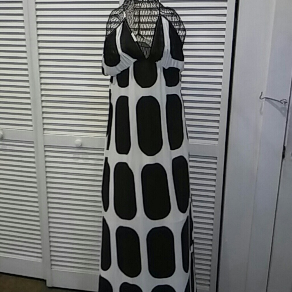 Sexy 70s maxi dress