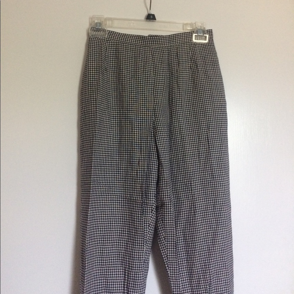 Never worn gingham trousers