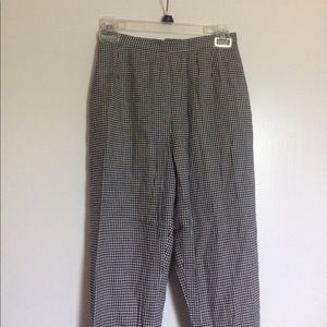 Never worn gingham trousers