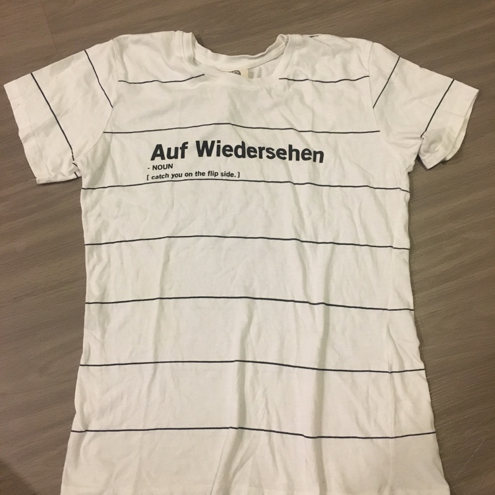 Cute white tee