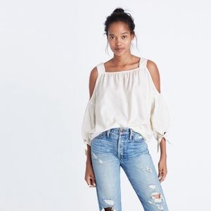 Madewell Cold Shoulder top - size S