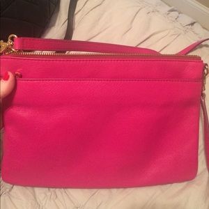 Pink Fossil crossbody