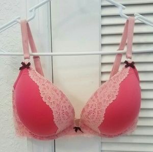 Victoria Secret Pink Padded Push-Up Bra (34D)