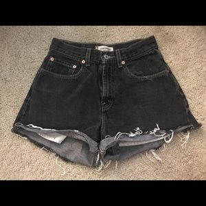 Levi's high waisted shorts