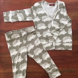 Legging and cardigan set