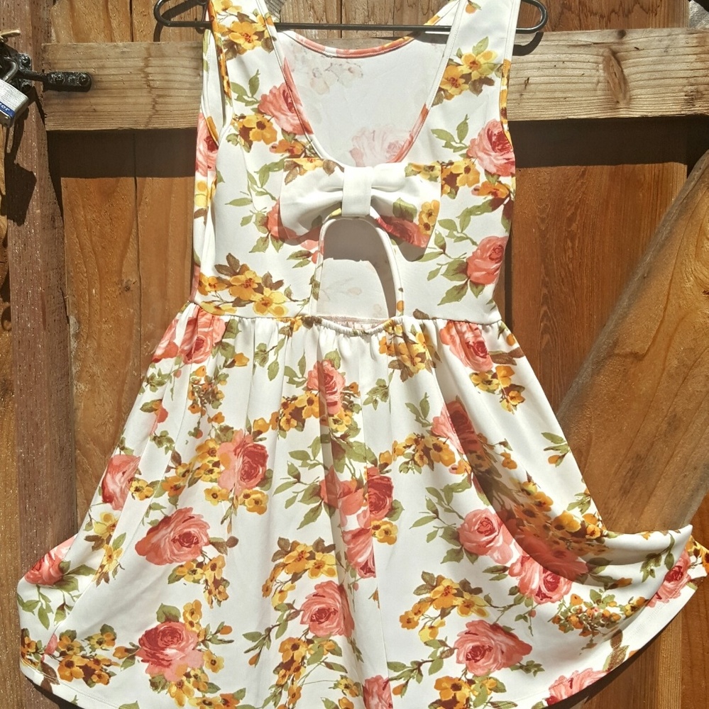 *Ruby Rox Floral Tank Dress Large* - Picture 6 of 8